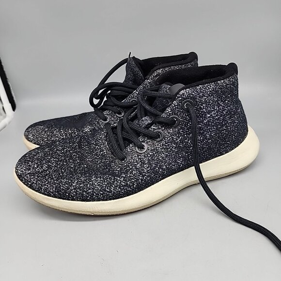 Allbirds WRUM Men's Size 11 Black Charcoal Wool Runner Up Mizzles High Top Shoes - Picture 1 of 8